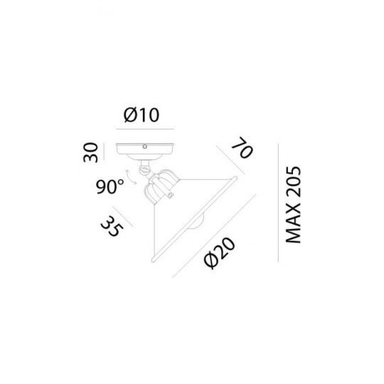 il fanale 204.23 elegans rez toscana toszkan provence mediterran klasszikus country vintage allithato mennyezeti lampa csillar konyhai vilagitas alacsony belmagassag rusztikus etkezo barpult konyha.jpg